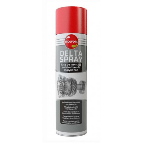 DELTA SPRAY – pasta montażowa MoS₂ Molydal | Aerozol 650 ml