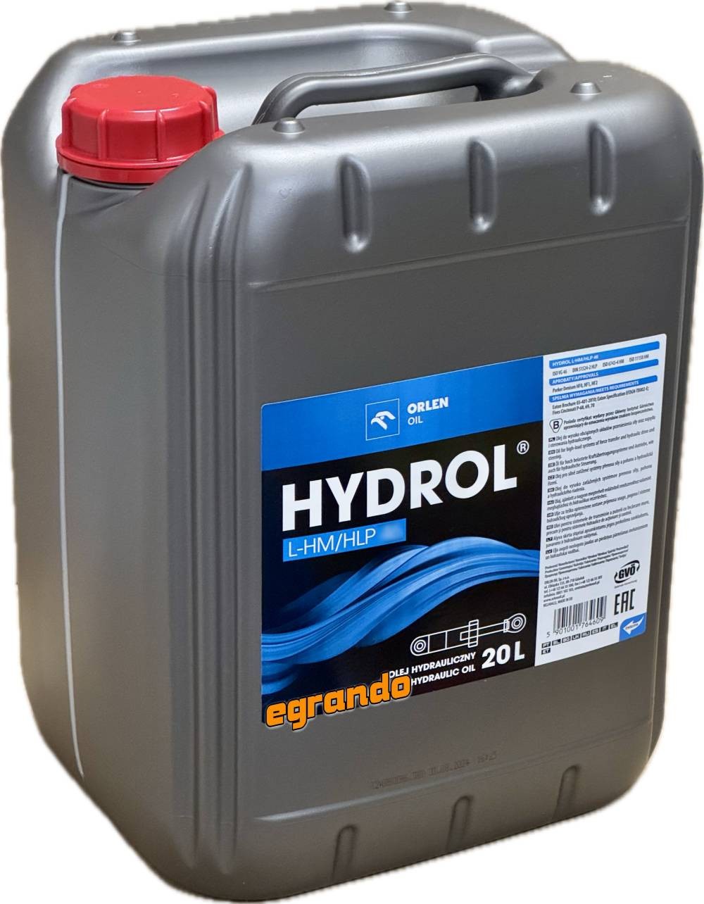 Orlen Hydrol HLP L-HM 15 – Olej Hydrauliczny 20L | Egrando